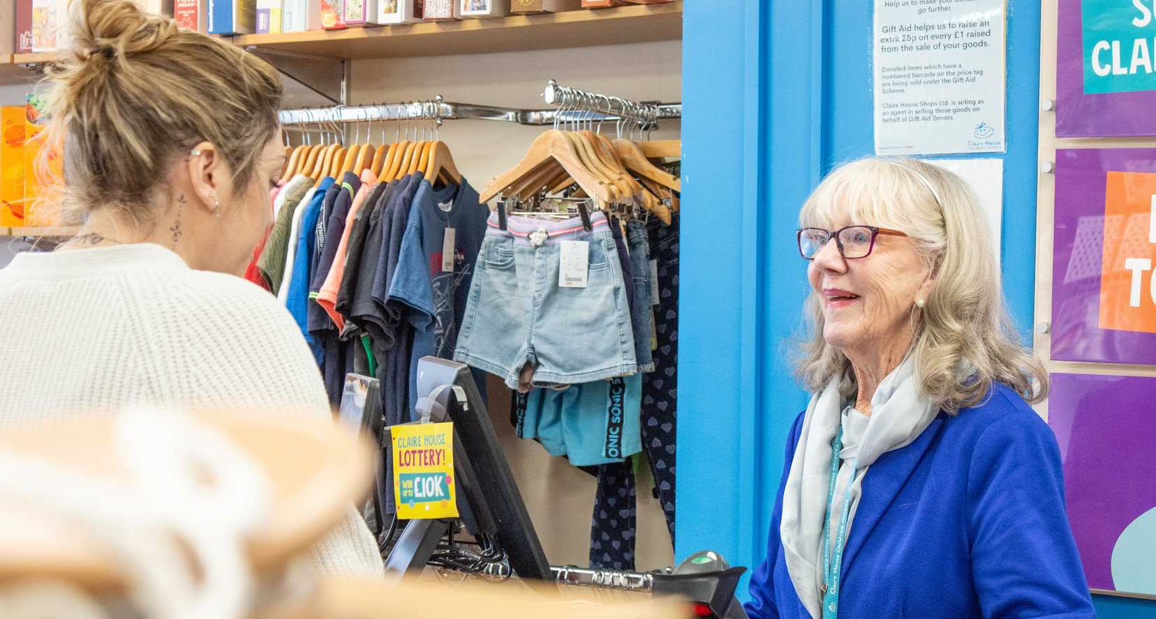 Claire House shops appeal for donations