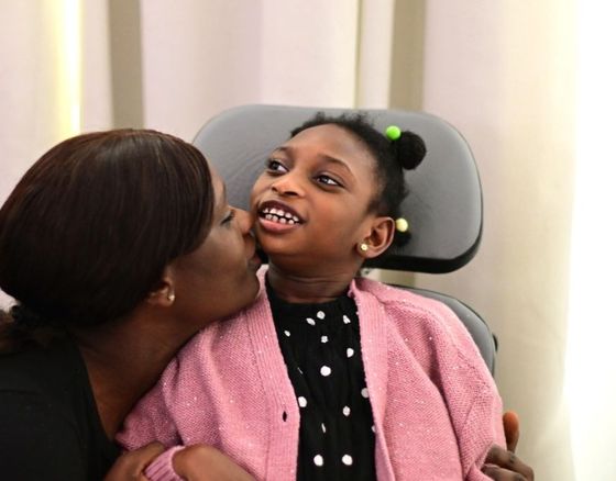 Saffie and her mum