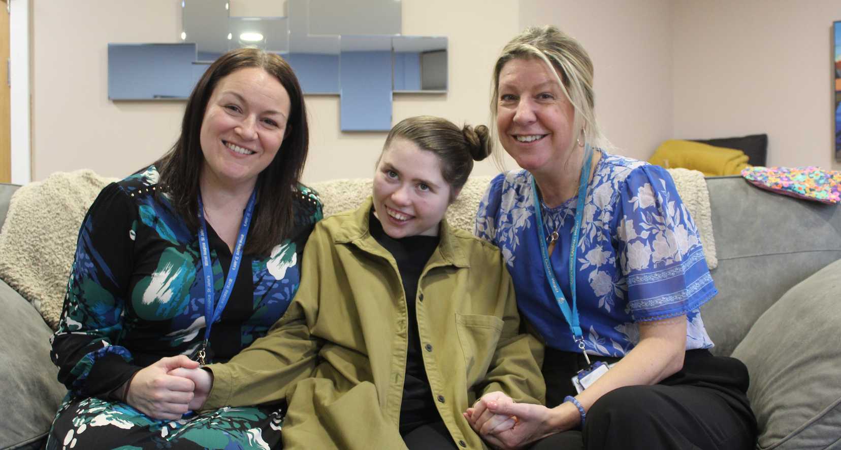 Keely, Dr Claire (left) Lou Smith (right)