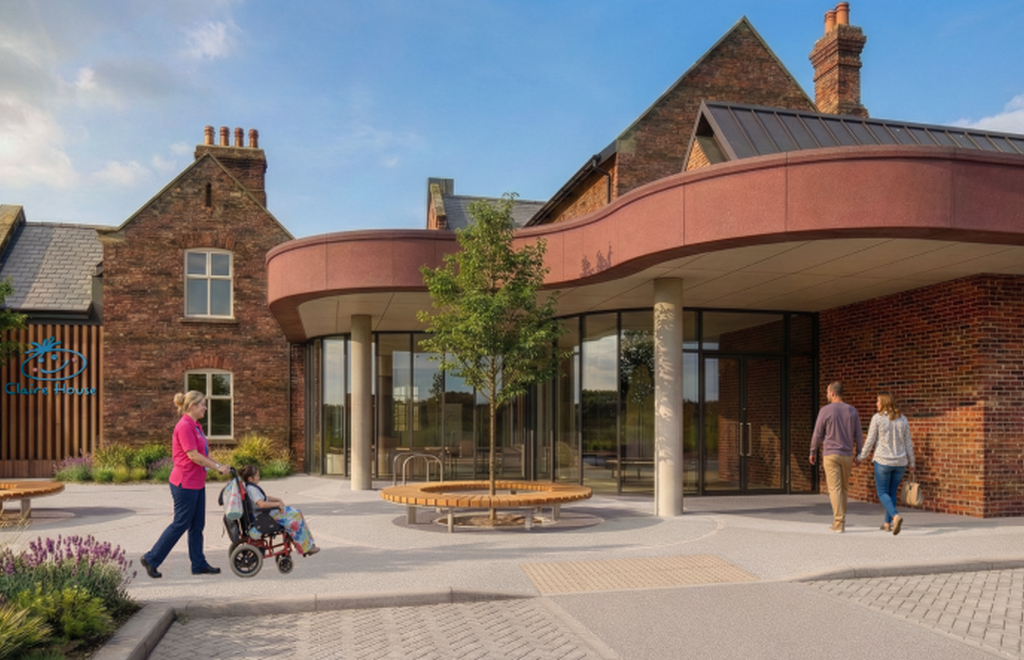 Photo of proposed Front of Claire House Liverpool