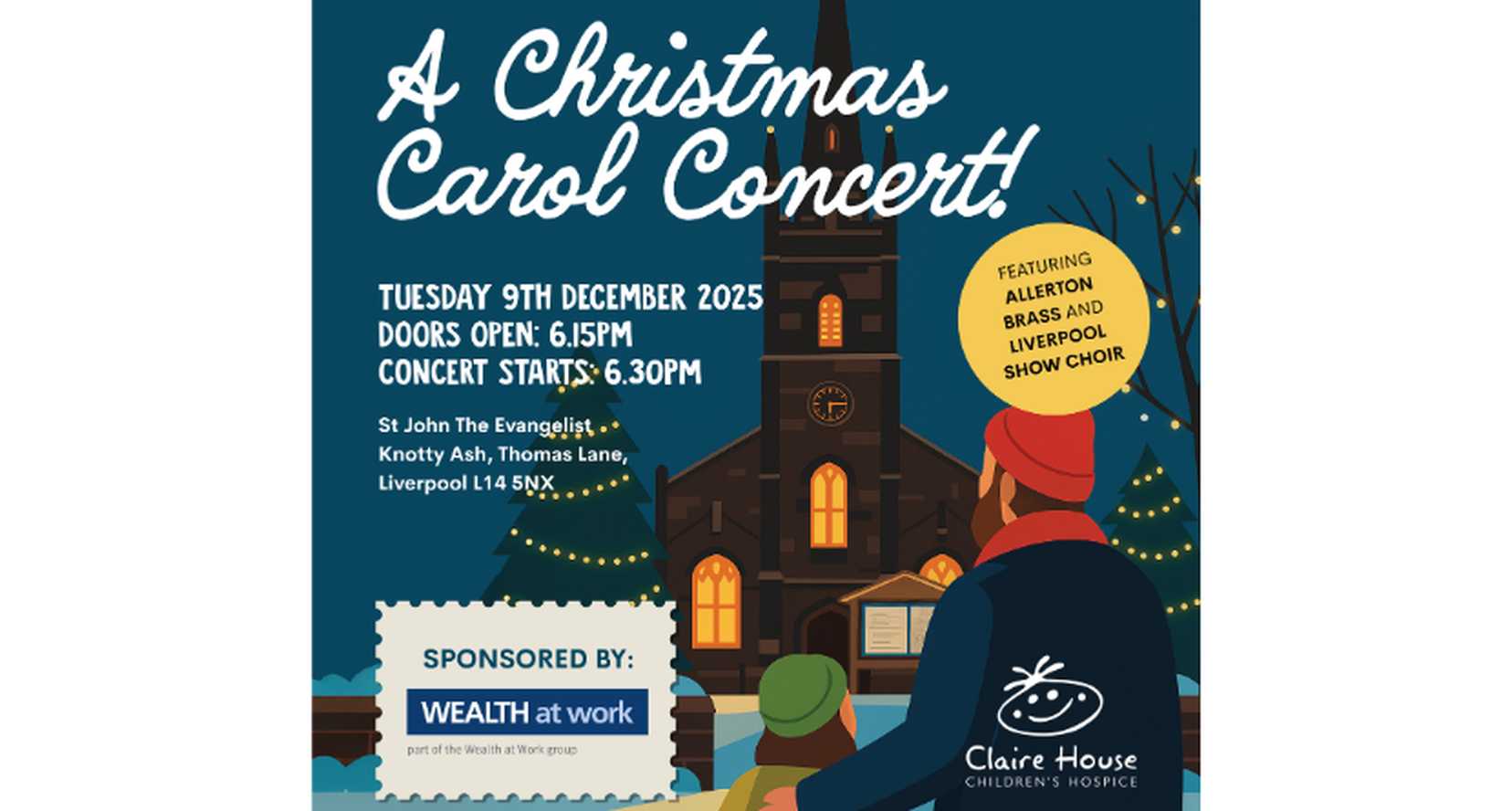Carol concert flyer