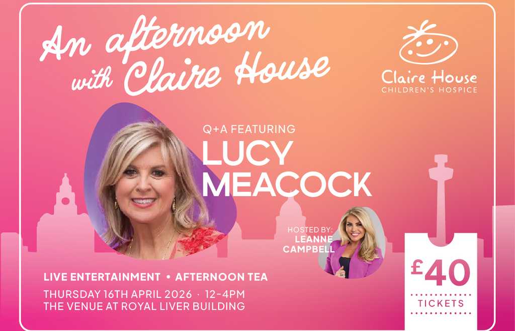 An Afternoon with Claire House flyer with Lucy Meacock