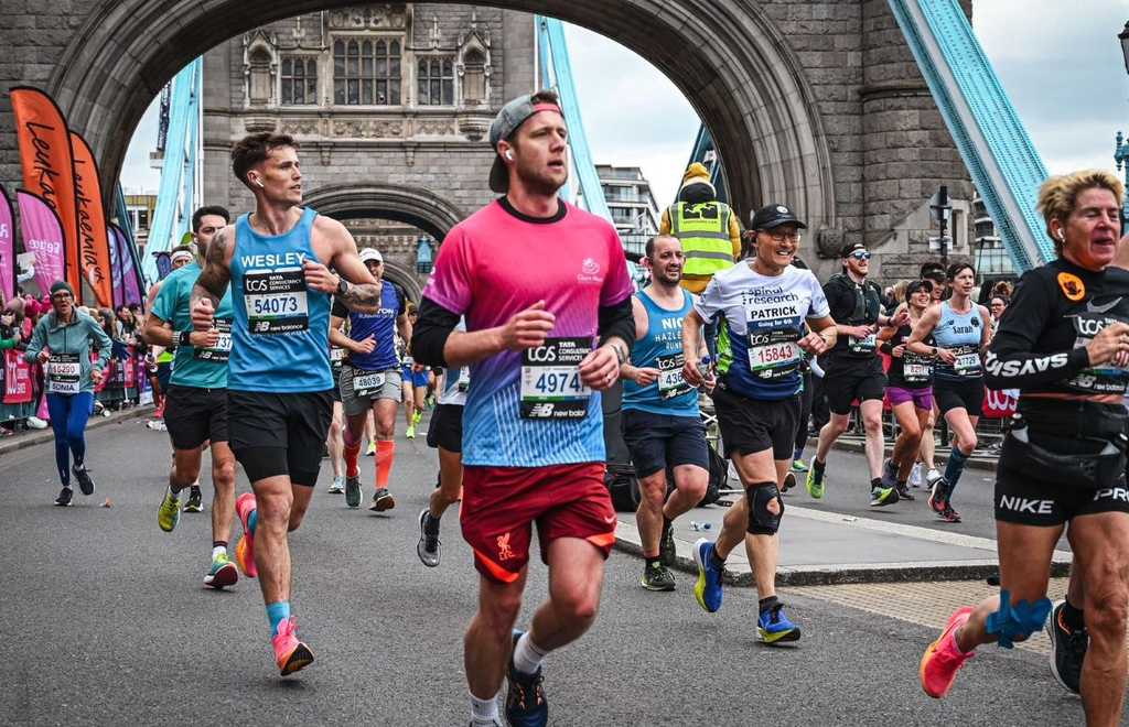 London marathon runner