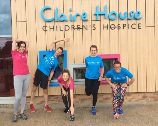 Claire House gear up for Hell Up North Claire House HellRunner Team 1